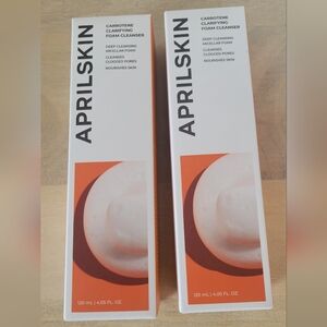 Set of two April Skin Carrotine Clarifying Cream Cleanser - Brand new sealed box
